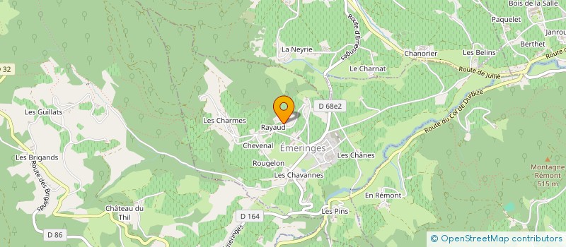 localisation de l'entreprise MONSIEUR FREDY GRANGAGNAGE  EMERINGES