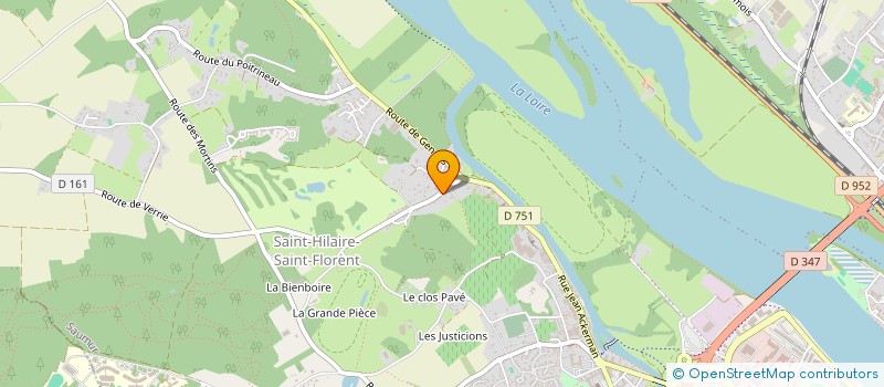 localisation de l'entreprise MONSIEUR FREDY JUIN  SAUMUR