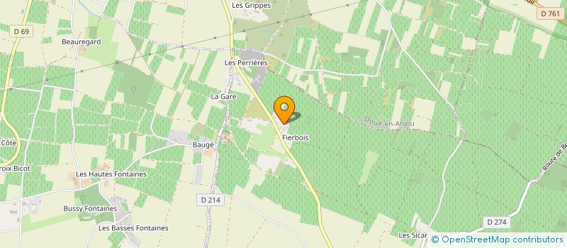 localisation de l'entreprise MONSIEUR FREDY MARTIN  VAUDELNAY