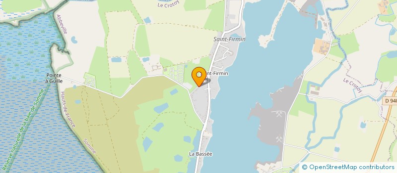 localisation de l'entreprise MONSIEUR FREDY MENETRIER à LE CROTOY