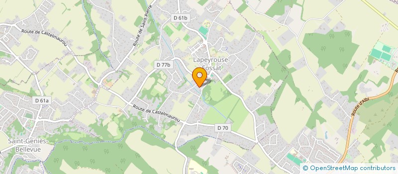 localisation de l'entreprise MONSIEUR FREDY ZAHNER  LAPEYROUSE-FOSSAT