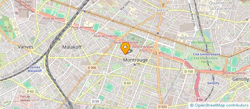 localisation de l'entreprise MONSIEUR FREEDOM ISIBOR-LUCKY  MONTROUGE