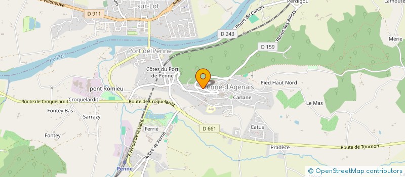 localisation de l'entreprise MONSIEUR FREERK WIERSEMA  PENNE-D'AGENAIS