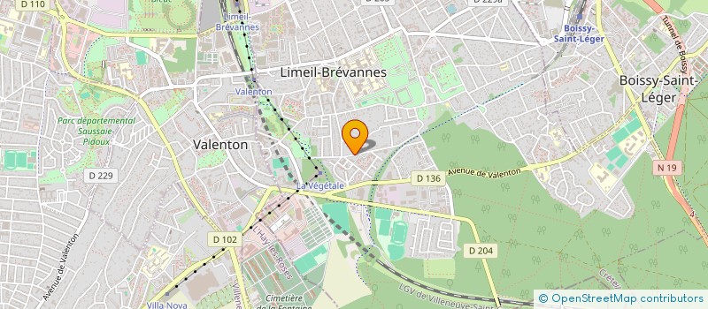 localisation de l'entreprise MONSIEUR FREJUS LOKOSSOU  LIMEIL-BREVANNES