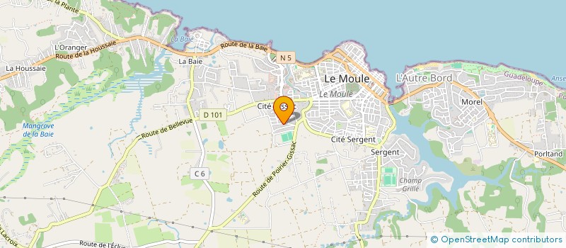 localisation de l'entreprise MONSIEUR FREMY CESAR à LE MOULE