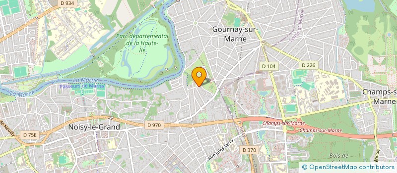 localisation de l'entreprise MONSIEUR FRENEL TRECIL  NOISY-LE-GRAND