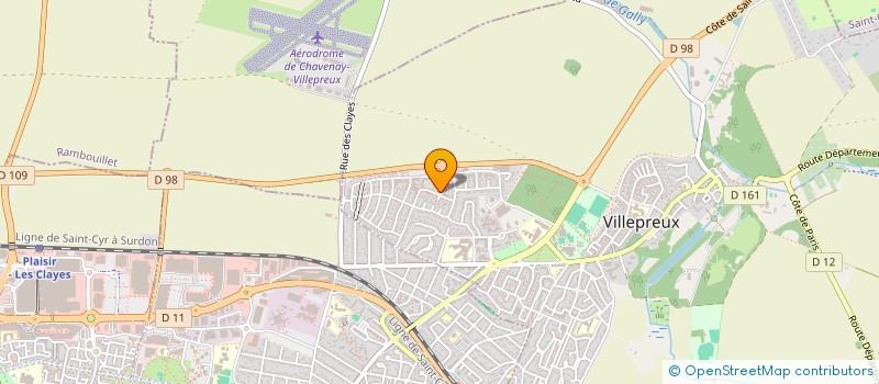 localisation de l'entreprise MONSIEUR FRIDLEY MATIMPI  VILLEPREUX