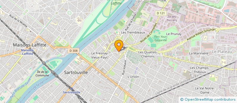 localisation de l'entreprise MONSIEUR FRIEDERICH ULSES  SARTROUVILLE