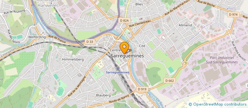 localisation de l'entreprise MONSIEUR FRIEDRICH HERRMANN  SARREGUEMINES