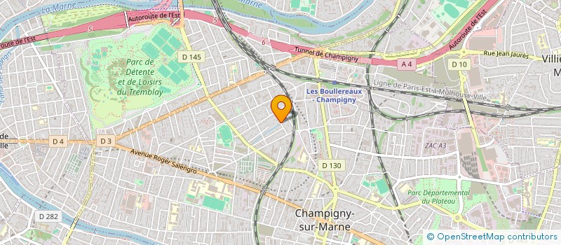 localisation de l'entreprise MONSIEUR FRISNER BRUNO à CHAMPIGNY-SUR-MARNE