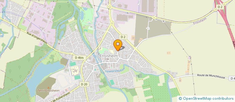 localisation de l'entreprise MONSIEUR FRITZ BAUMGARTEN à UNGERSHEIM