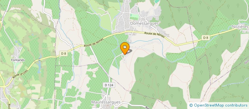 localisation de l'entreprise MONSIEUR FRITZ ESPINGE  DOMESSARGUES