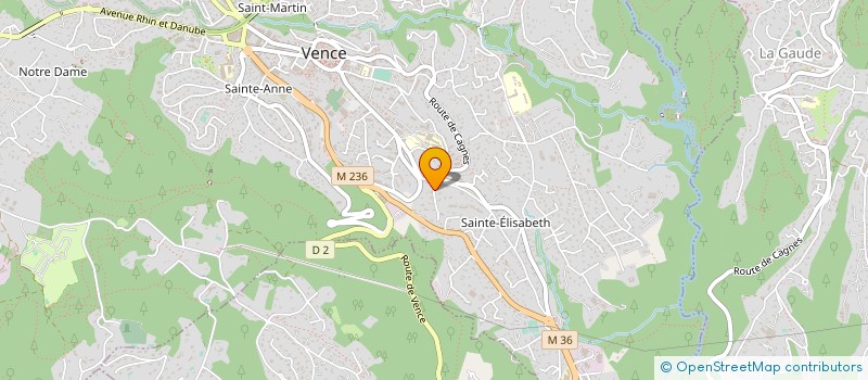 localisation de l'entreprise MONSIEUR FRODE RITTER PETERSEN  VENCE