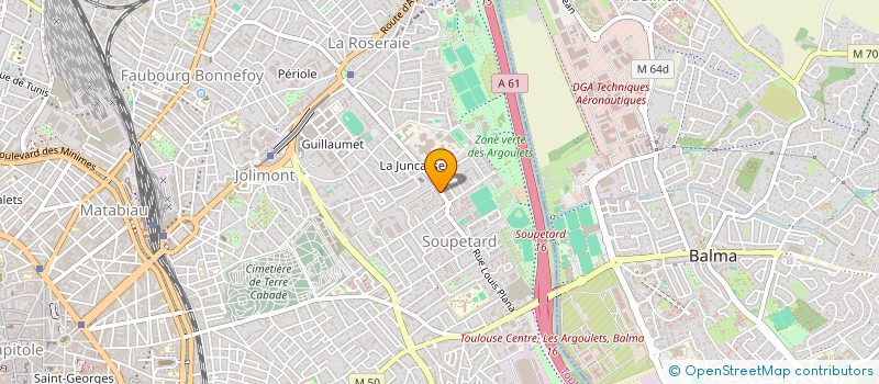 localisation de l'entreprise MONSIEUR FRUSTACI ACCLOMBESSI à TOULOUSE