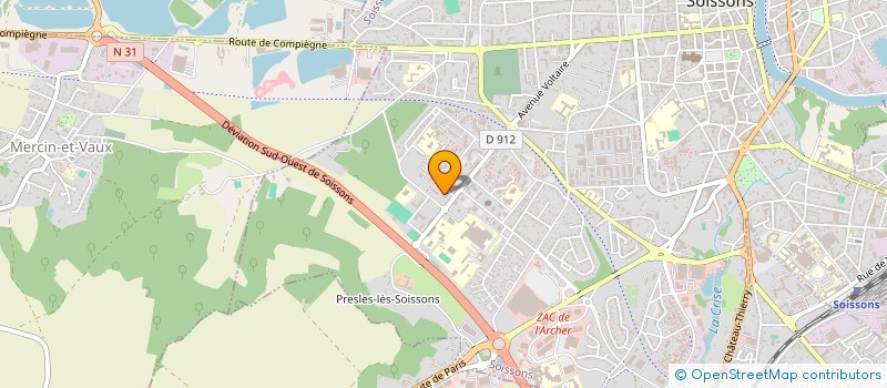 localisation de l'entreprise MONSIEUR FTWI GDEY à SOISSONS