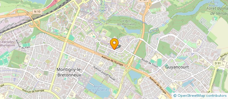 localisation de l'entreprise MONSIEUR FUAD AHMED SIAD  GUYANCOURT