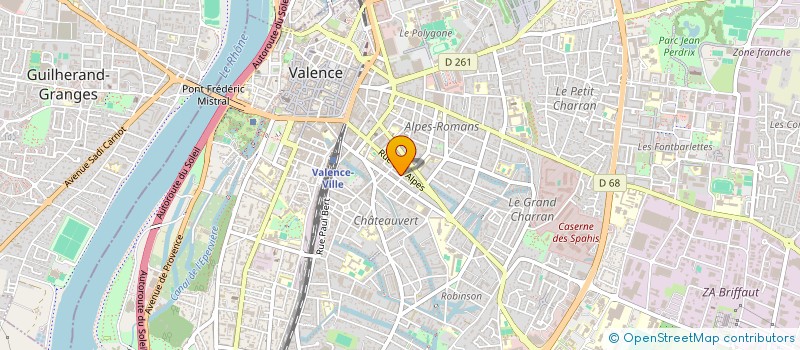 localisation de l'entreprise MONSIEUR FUAD DAWOOD HAROUN  VALENCE