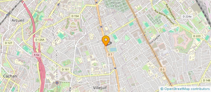 localisation de l'entreprise MONSIEUR FUAD MOHAMED ALI  VILLEJUIF