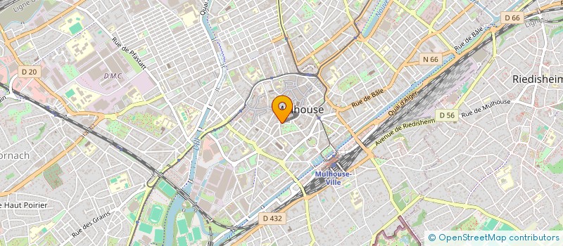 localisation de l'entreprise MONSIEUR FUAD MOHAMMED OSMAN  MULHOUSE