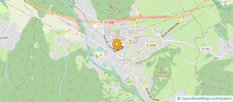 localisation de l'entreprise MONSIEUR FUAT DAL  FAVERGES-SEYTHENEX