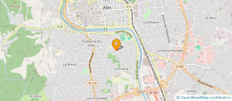 localisation de l'entreprise MONSIEUR FUAT TOK à ALES