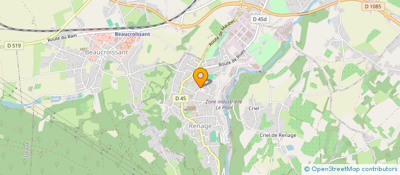 localisation de l'entreprise MONSIEUR FUAT YANIK  RENAGE