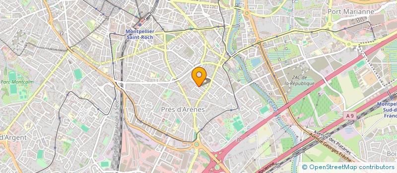 localisation de l'entreprise MONSIEUR FUELE DA COSTA à MONTPELLIER