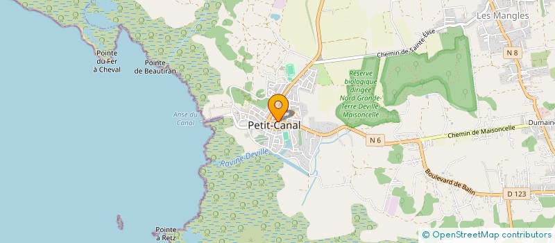 localisation de l'entreprise MONSIEUR FULBERT CLAMY à PETIT-CANAL