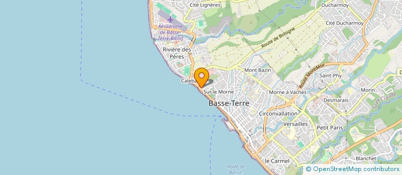 localisation de l'entreprise MONSIEUR FULBERT CLODINE FLORENT à BASSE-TERRE