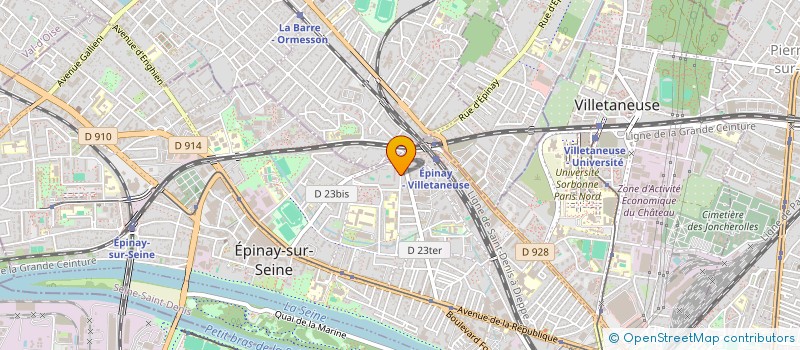 localisation de l'entreprise MONSIEUR FULGENCE EKAMBAS à EPINAY-SUR-SEINE