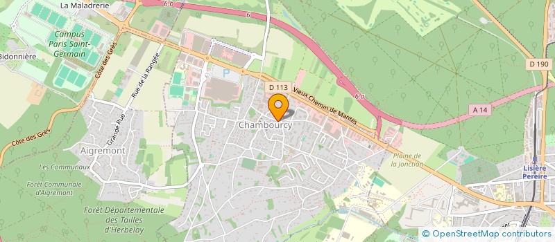 localisation de l'entreprise MONSIEUR FULVIO FILIPPINI  CHAMBOURCY