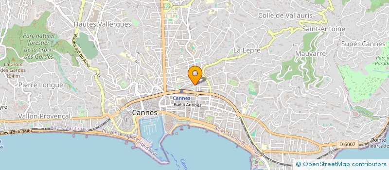 localisation de l'entreprise MONSIEUR FULVIO GASPERINI à CANNES