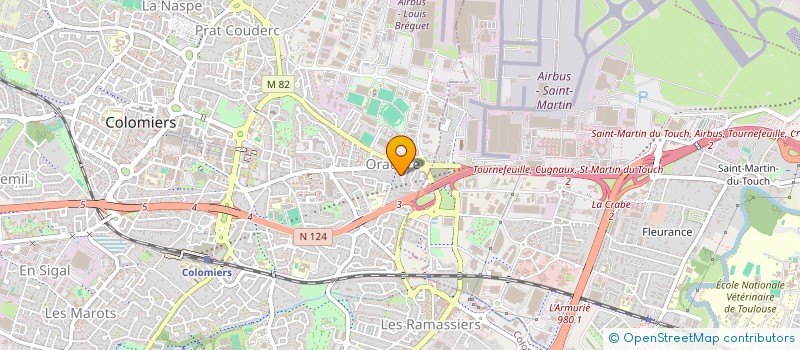 localisation de l'entreprise MONSIEUR FULVIO MIGLIACCIO à COLOMIERS