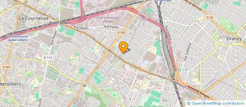 localisation de l'entreprise MONSIEUR FUMIN ZHAN à LA COURNEUVE