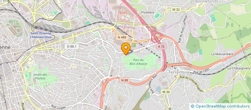 localisation de l'entreprise MONSIEUR FURKAN OZENEN  SAINT-ETIENNE