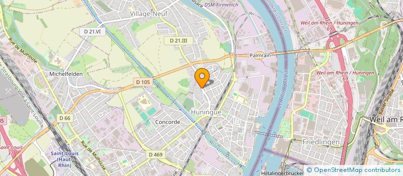 localisation de l'entreprise MONSIEUR FURKAN SAHIN  HUNINGUE