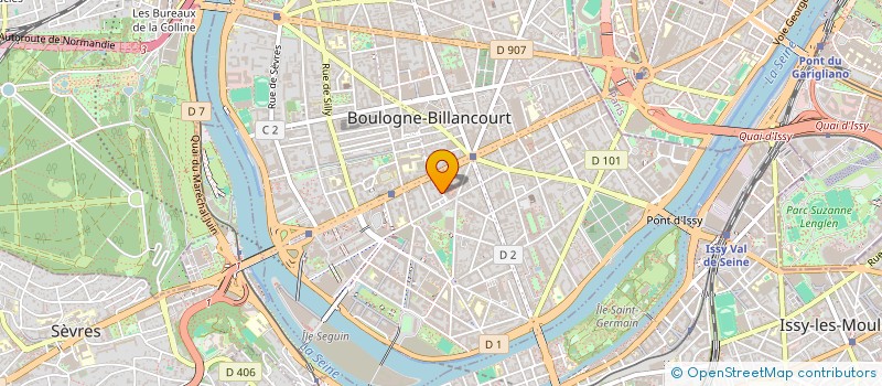 localisation de l'entreprise MONSIEUR GABEL SEBASTIEN  BOULOGNE-BILLANCOURT