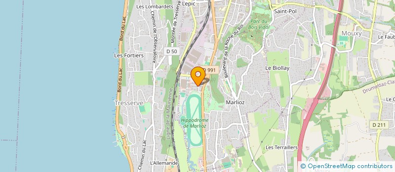 localisation de l'entreprise MONSIEUR GABIN ARNOULT  AIX-LES-BAINS