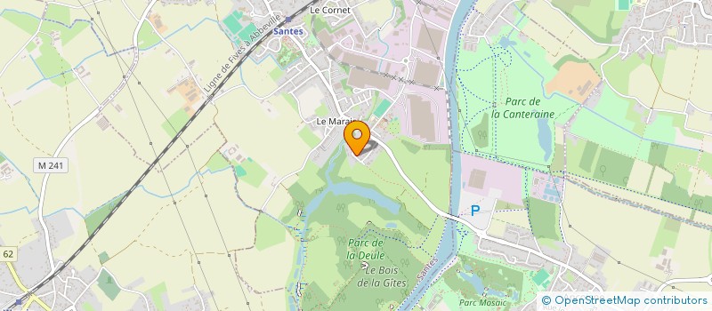 localisation de l'entreprise MONSIEUR GABIN BACKHAUSS  SANTES