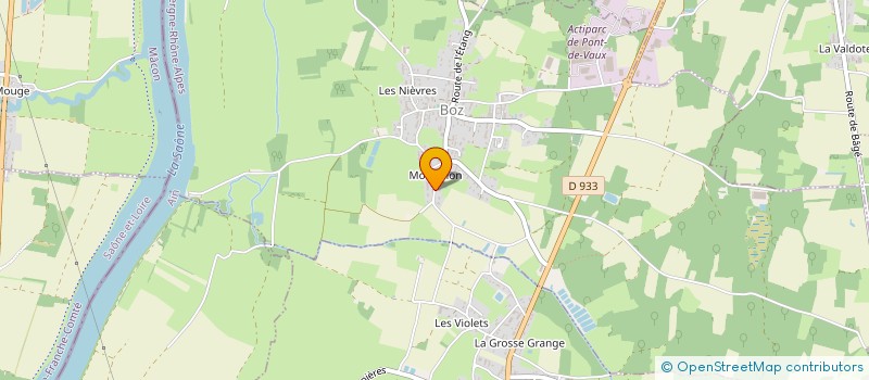 localisation de l'entreprise MONSIEUR GABIN BENOIT  BOZ