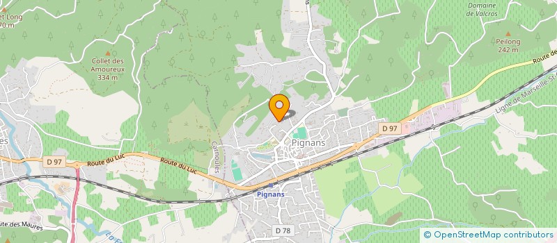 localisation de l'entreprise MONSIEUR GABIN BOULANGER  PIGNANS