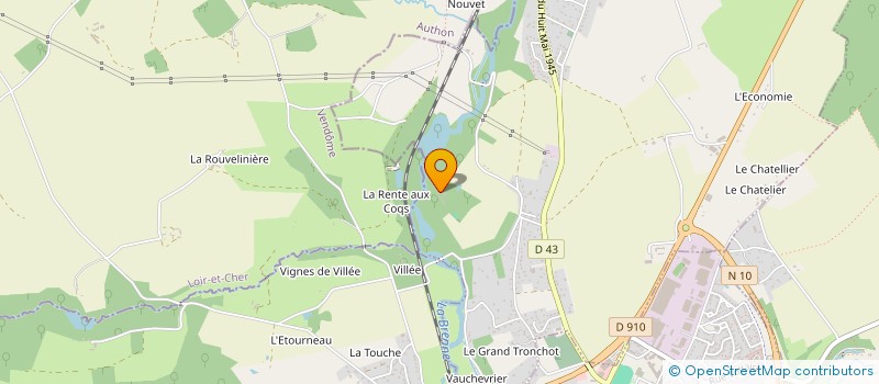 localisation de l'entreprise MONSIEUR GABIN BRUNEAU  NEUVILLE-SUR-BRENNE