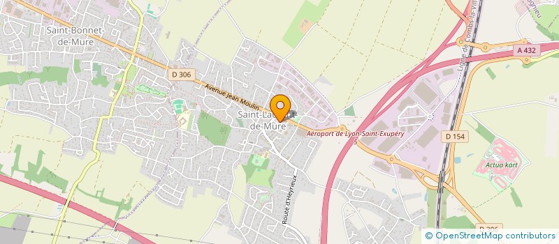 localisation de l'entreprise MONSIEUR GABIN BRUYERE  SAINT-LAURENT-DE-MURE