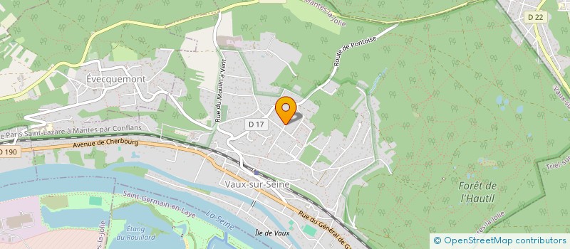 localisation de l'entreprise MONSIEUR GABIN CAILLET  VAUX-SUR-SEINE