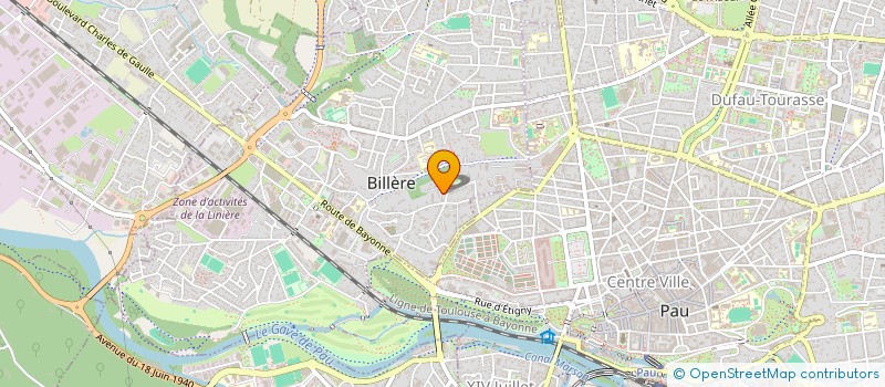 localisation de l'entreprise MONSIEUR GABIN CAZAUX  BILLERE