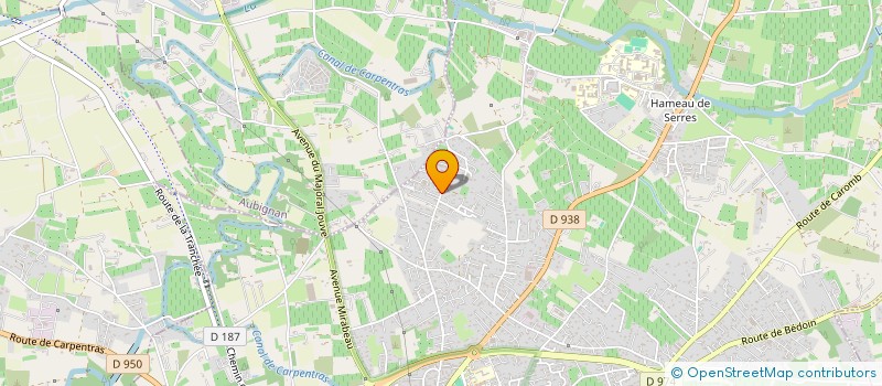 localisation de l'entreprise MONSIEUR GABIN CHAMBON  CARPENTRAS