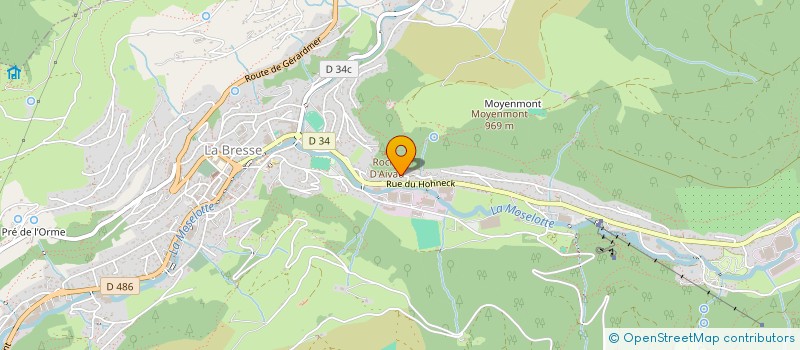 localisation de l'entreprise MONSIEUR GABIN CLAUDEL  LA BRESSE