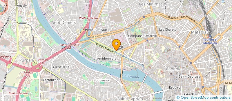 localisation de l'entreprise MONSIEUR GABIN COUPIN  TOULOUSE