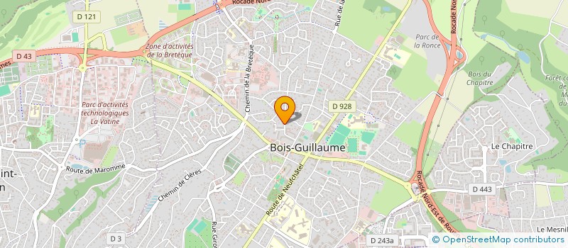 localisation de l'entreprise MONSIEUR GABIN DAUZOU à BOIS-GUILLAUME