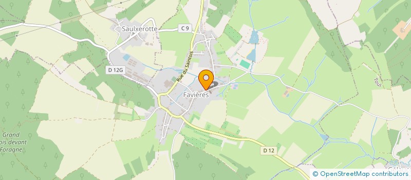 localisation de l'entreprise MONSIEUR GABIN DEVULDER à FAVIERES